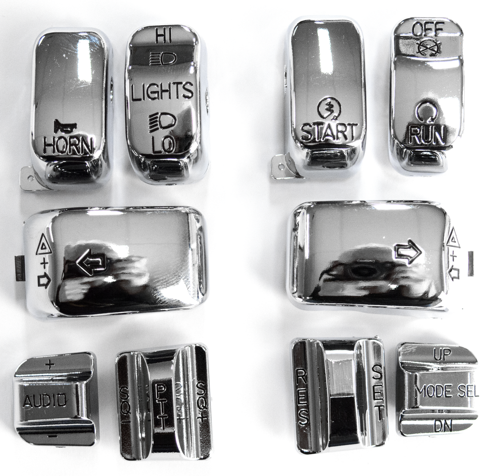 Gzp Chr Swtchcapkit Flhtcui96 16 Fltr98 Up Handlebar Switch & Button Cap Zodiac Default Title