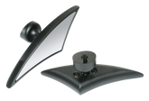 Gzp Blk Fusion Spear Fairing Mount Mirro Fairing Mounted Mirrors Zodiac Default Title