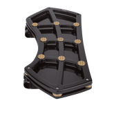 Diamond Fr Flrbrd Blk W/ Gems Brass Rider Floorboard Vity's Design Default Title