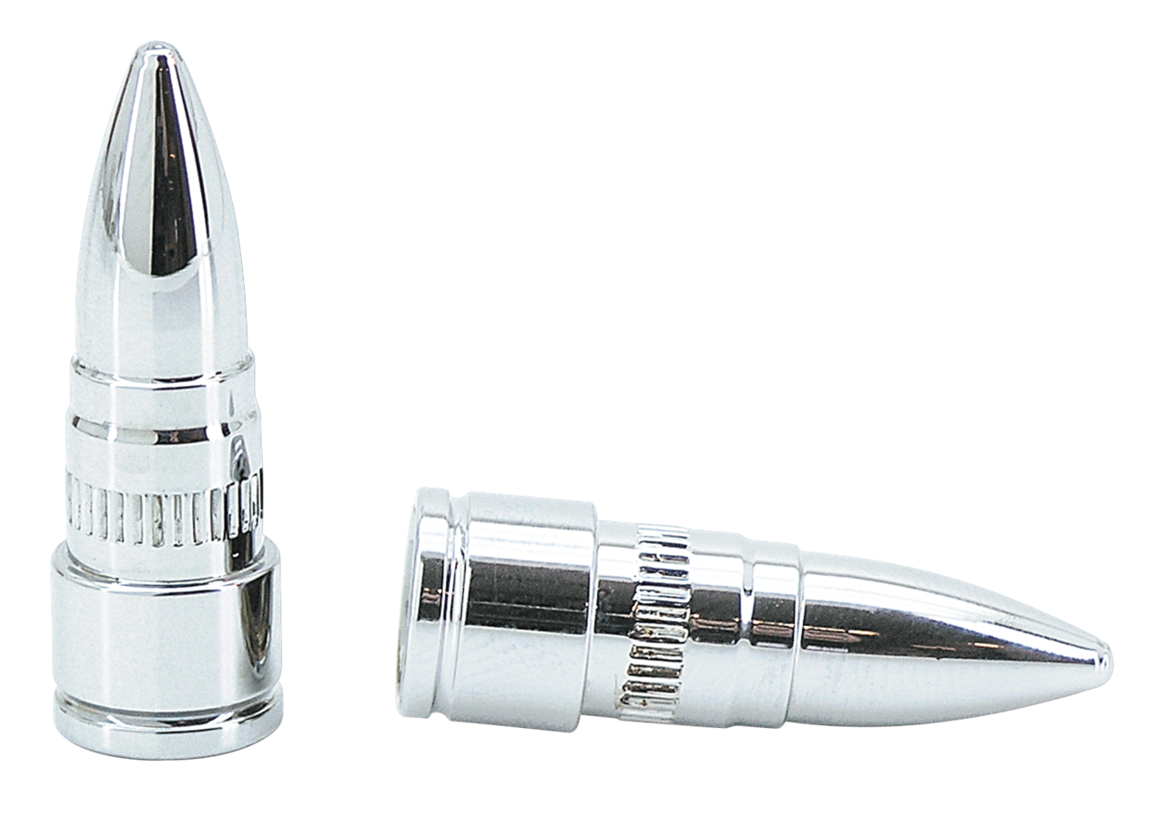 Gzp Chr Billet Pointed Valve Cap Cover S Wheel & Tire Accessories Zodiac Default Title