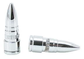 Gzp Chr Billet Pointed Valve Cap Cover S Wheel & Tire Accessories Zodiac Default Title