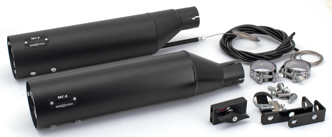 Mcj 2 2 Race Slip Ons Chief22 Up Black Slip-On & Muffler Mcj