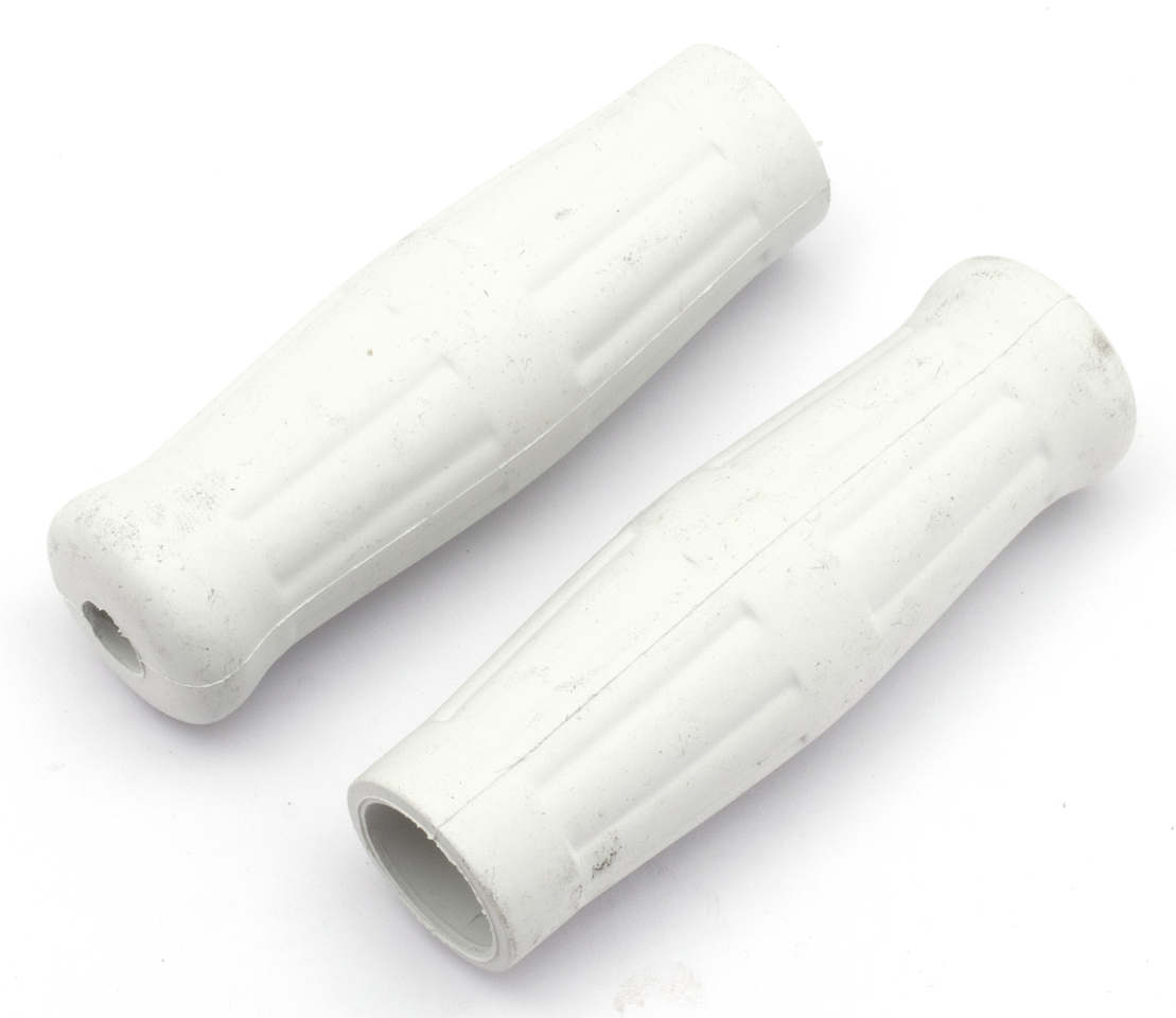 Gzp White Vintage Soft Grips Int.Throttl Grip Zodiac Default Title