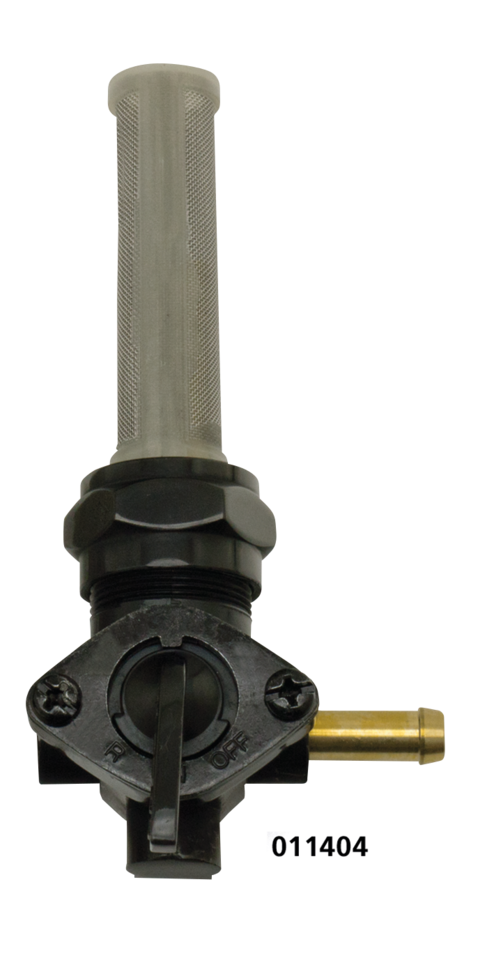 Gzp Petcock Long S/S Screen Right Black Fuel Valve & Petcock Zodiac Default Title