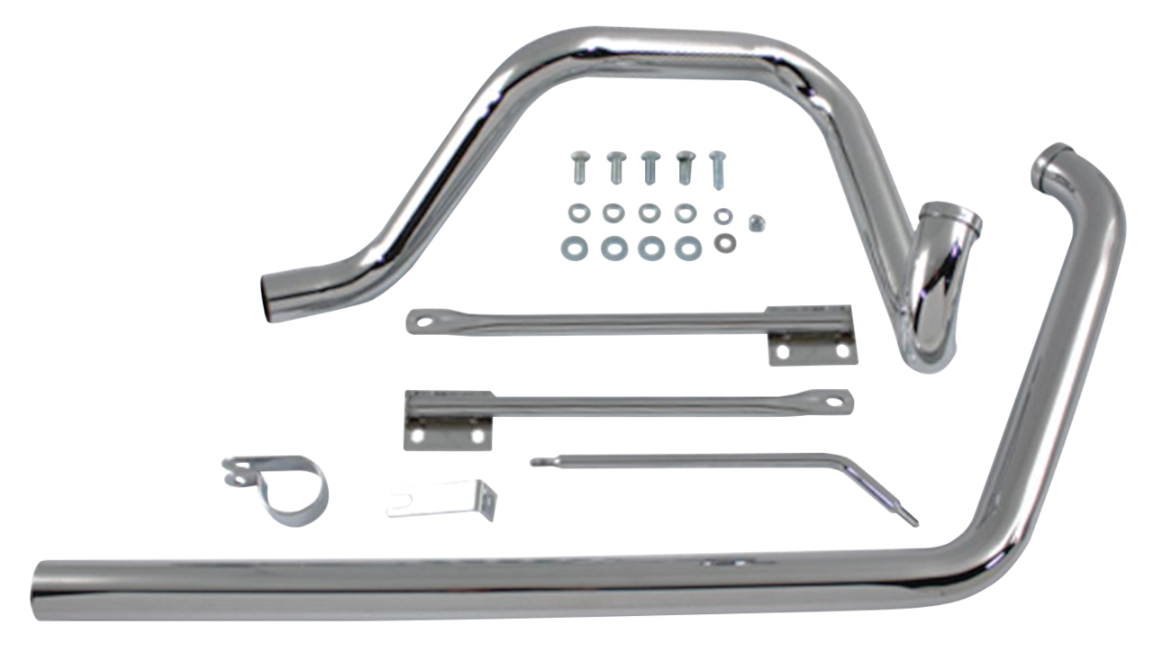 True Dual Headers Chr Flst95 99 Fxst95 99 2-2 Exhaust Header V Twin Mfg Default Title