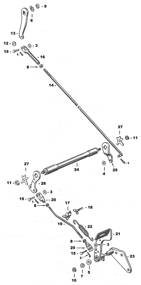 Mechanical Brake Kit Chrome Bt36 57 Brake Pedal V Twin Mfg