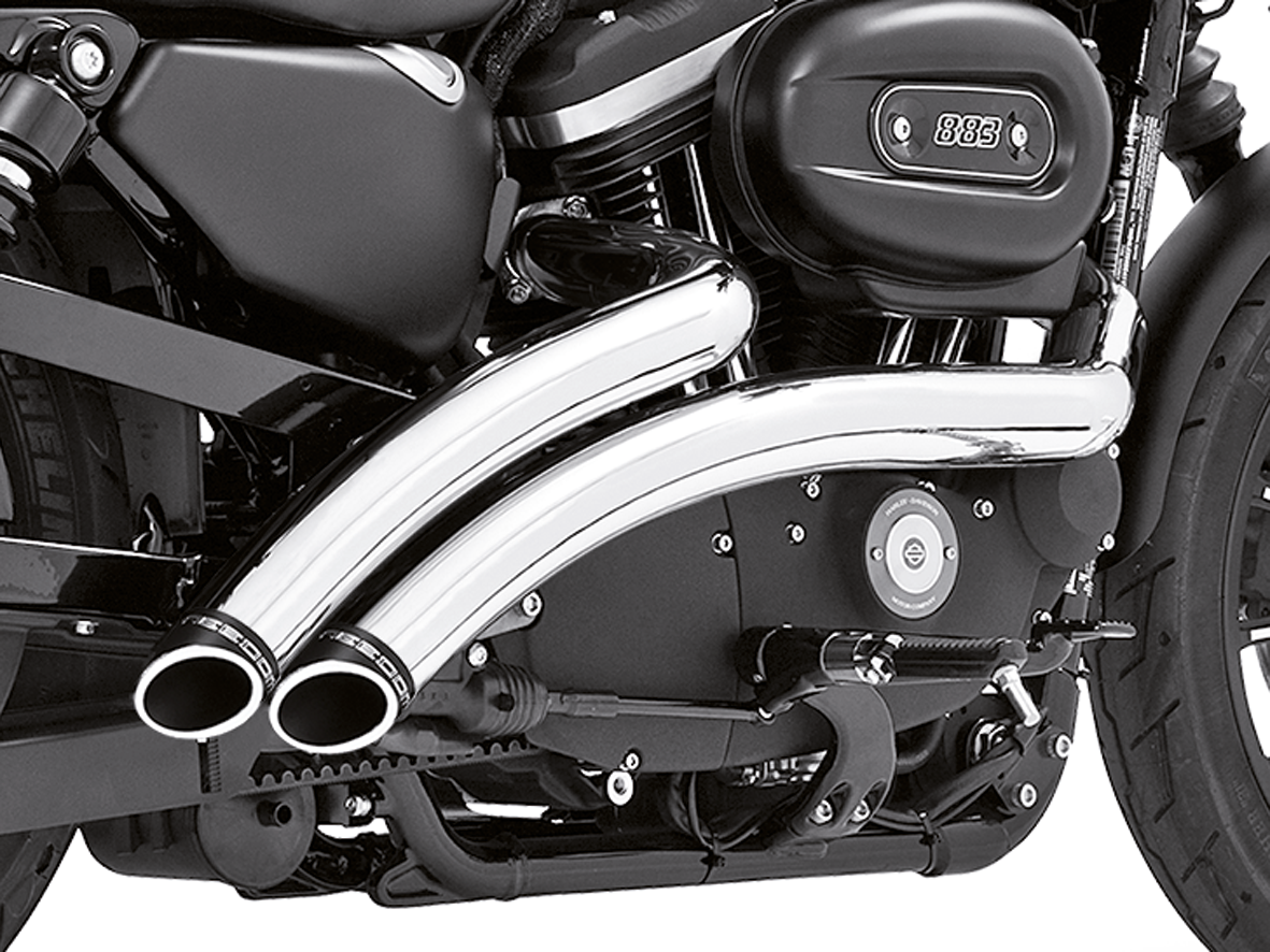 Radical Radius High Chr W/Caps Xl04 Up 2-2 Full Exhaust System Freedom Performance Exhaust