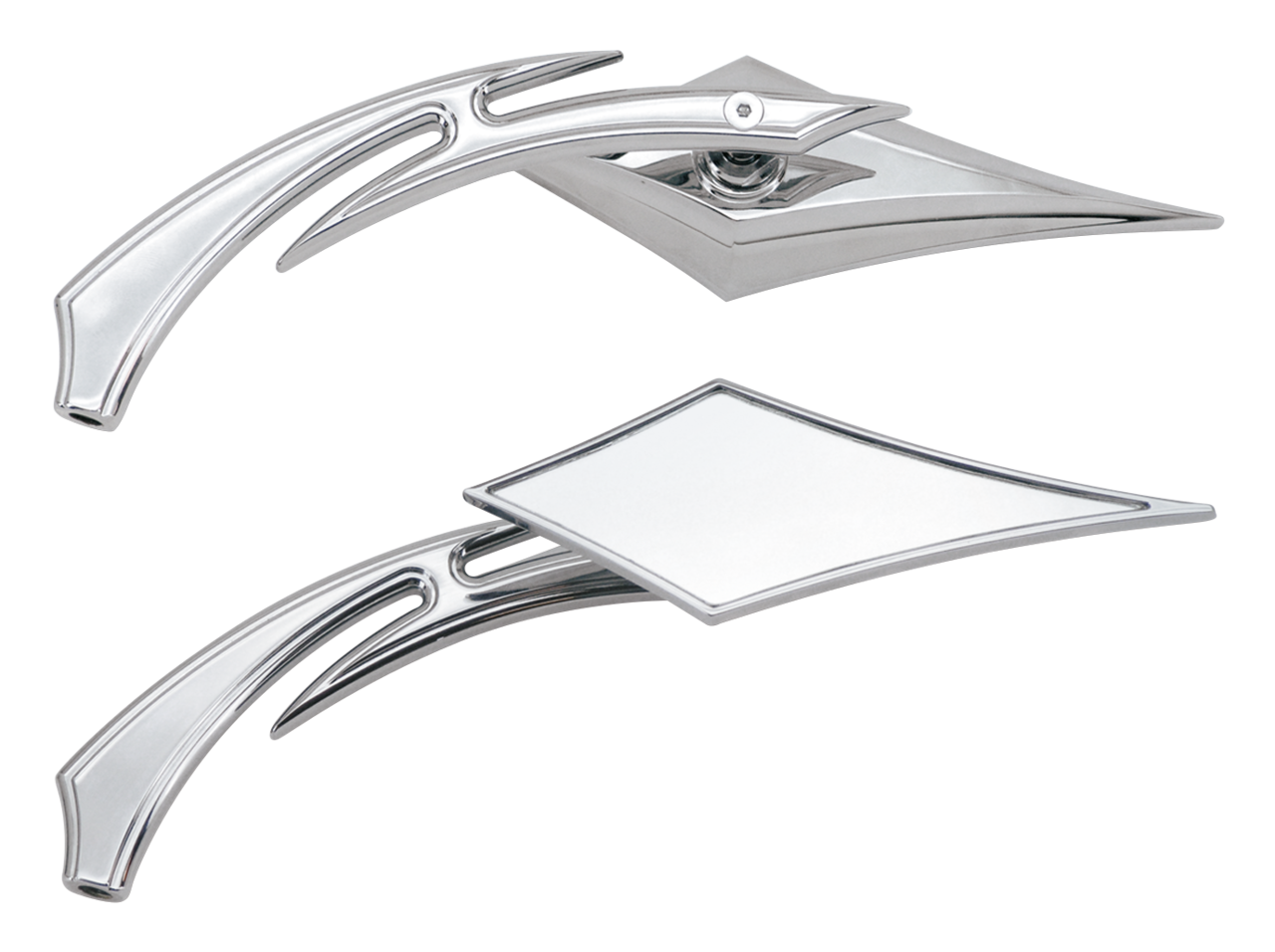 Gzp Chrome Custom Scorpion Mirror Rig Mirror & Component Zodiac