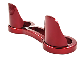 P16 49mm FORK BRACE W/ DUST GUARDS Red P16 Powerplant Motorcycle Co.