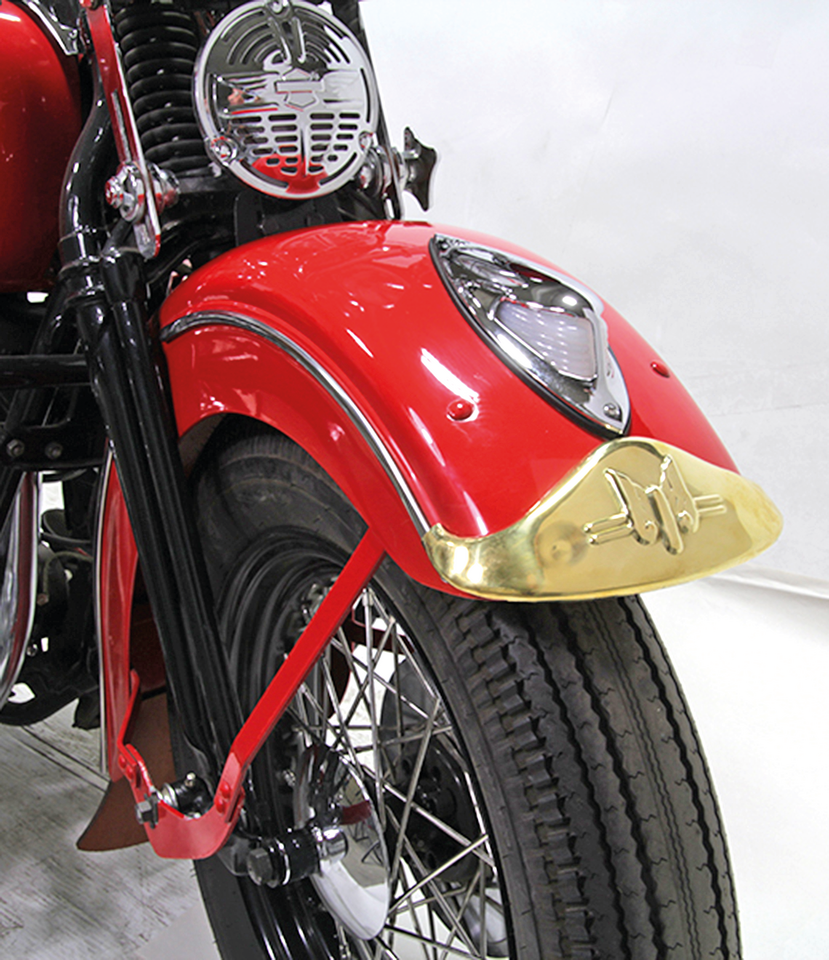 Springer Fender Tip Brass Bt36 48 Fender Tip, Trim & Ornament V Twin Mfg