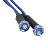 Gzp Led Indicator Light Blue Lens Stainl Dash Indicator Light Zodiac Default Title