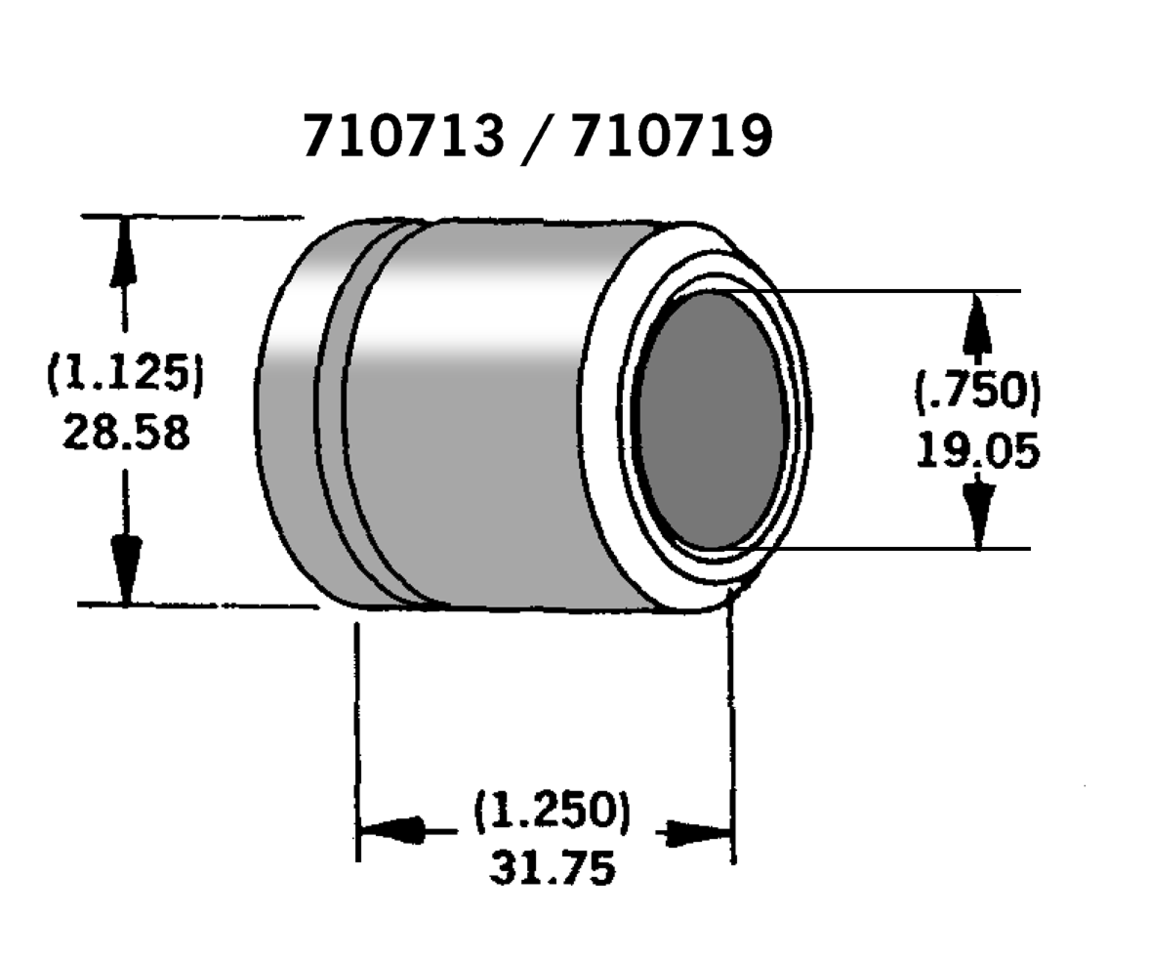 Axle Spacer Chrome Plated #40915 94