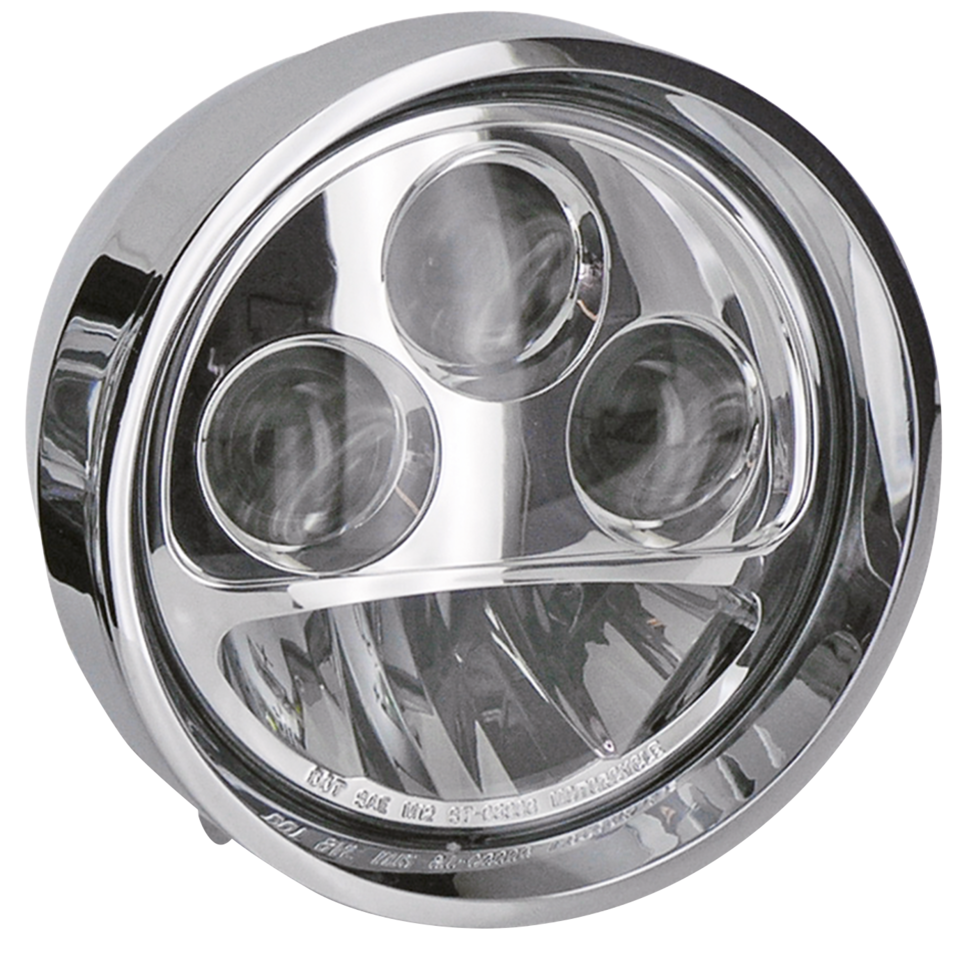 Gzp Intense Led 5.75" Headlight Chrome Headlight Zodiac Default Title