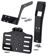 Blk Bracket Only Center Mount Xl04 Up License Plate Bracket Adapter & Part Vity's Design Default Title