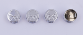 Hex Bolt Cap 3/8" Skull Design Hardware & Fastener Midwest Acorn Nut Company Default Title
