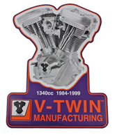 Evolution Engine Plaque Catalog, Promo, Signs & Flags V Twin Mfg Default Title