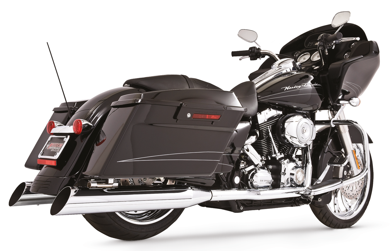True Dual Hdrs W/Shields Chr Flh/T95 08 2-2 Exhaust Header Freedom Performance Exhaust