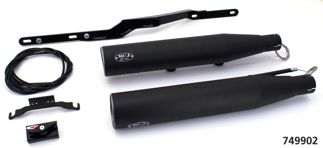 Mcj Royal Slip Ons Xl14 16 Black Slip-On & Muffler Mcj Default Title