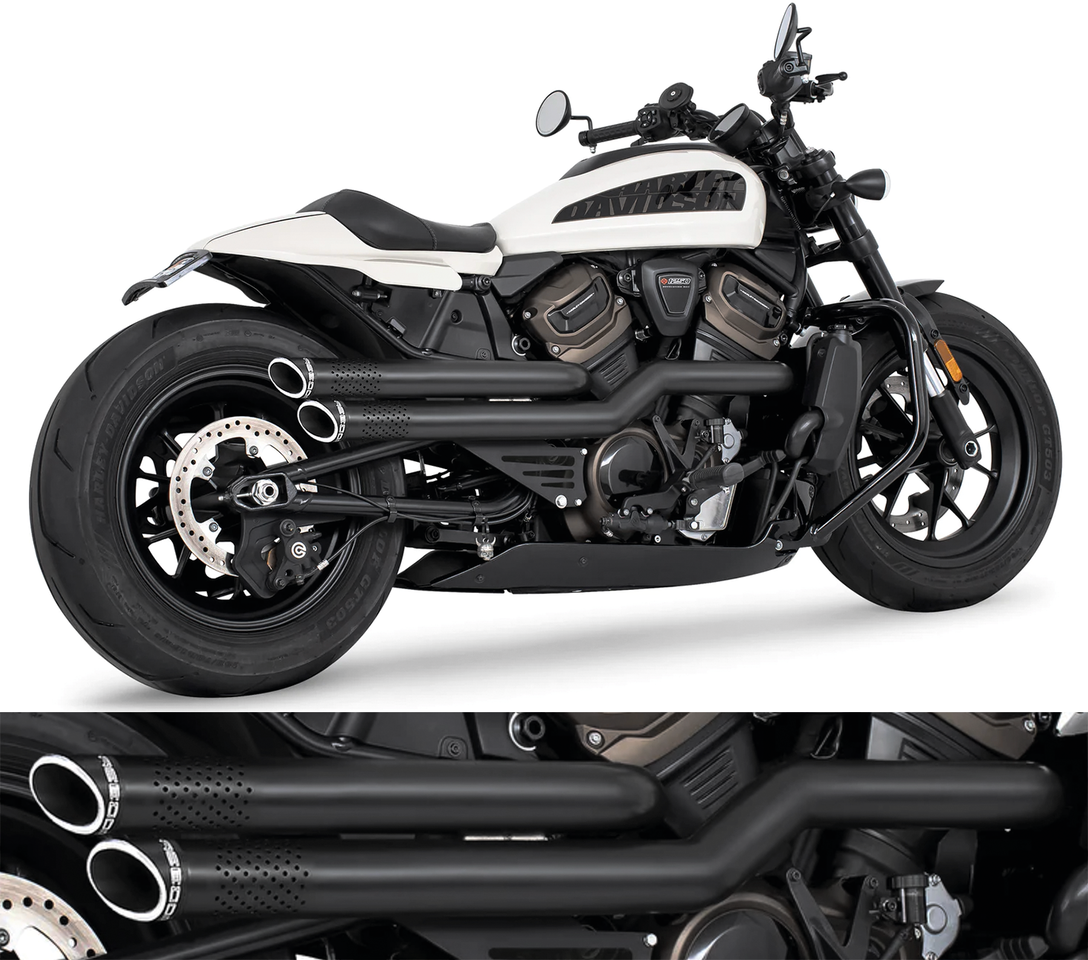 Mid Staggered Bl/Cb Side Rh1250 S 21 Up 2-2 Full Exhaust System Freedom Performance Exhaust Default Title