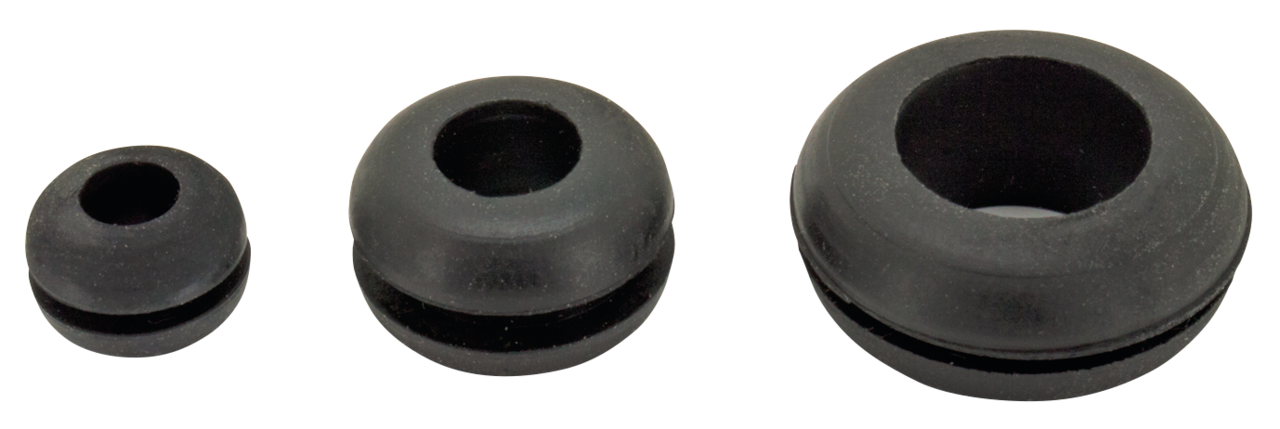 Rubber Grommet, Size 6 Mm I.D. 4 Mm Wiring & Connectors Wurth