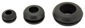 Rubber Grommet, Size 6 Mm I.D. 4 Mm Wiring & Connectors Wurth