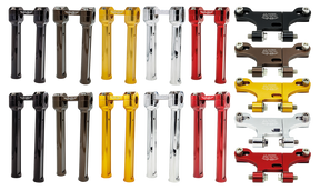 8" P16 Risers, Red Risers P16 Powerplant Motorcycle Co. Default Title