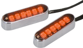 Cyron Convex 6 Led Chrome Amber Pair Accent Light & Light Strip Cyron Default Title