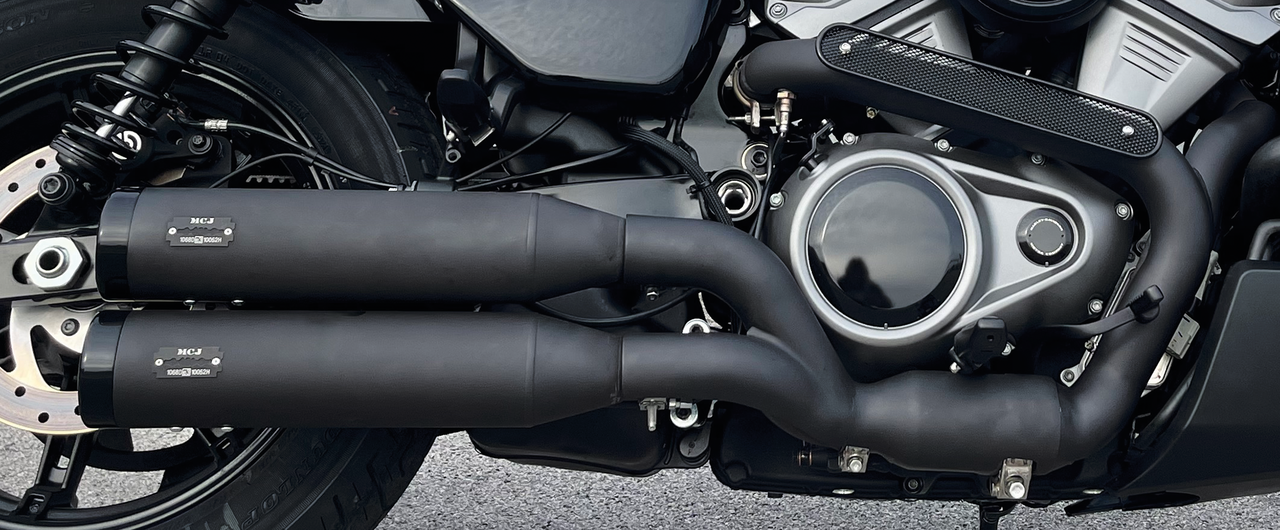 Mcj 2 2 Big Short 975 Rh22 Up Black 2-2 Full Exhaust System Mcj Default Title