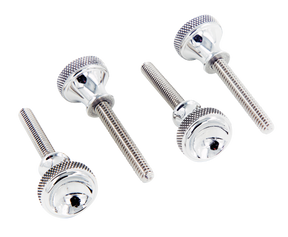 P16 Side Cover Quick Screw Set, Polished - FXR Side Cover P16 Powerplant Motorcycle Co.