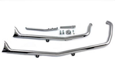 Upsweep Fishtails Chrome Fxst00 06 Drag Pipe V Twin Mfg Default Title