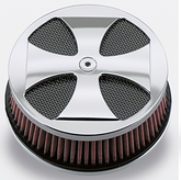 Gzp Chrome Hp Classic Malteze Cross Airc Air Cleaner & Component Zodiac Default Title