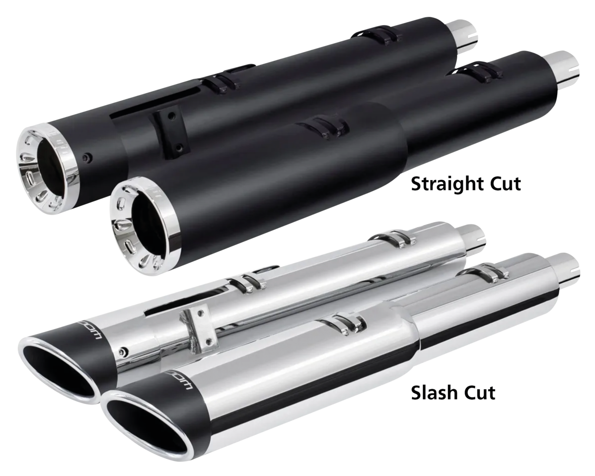 2 Step S/O's/Strght Bk/Ch Chlngr20 Slip-On & Muffler Freedom Performance Exhaust