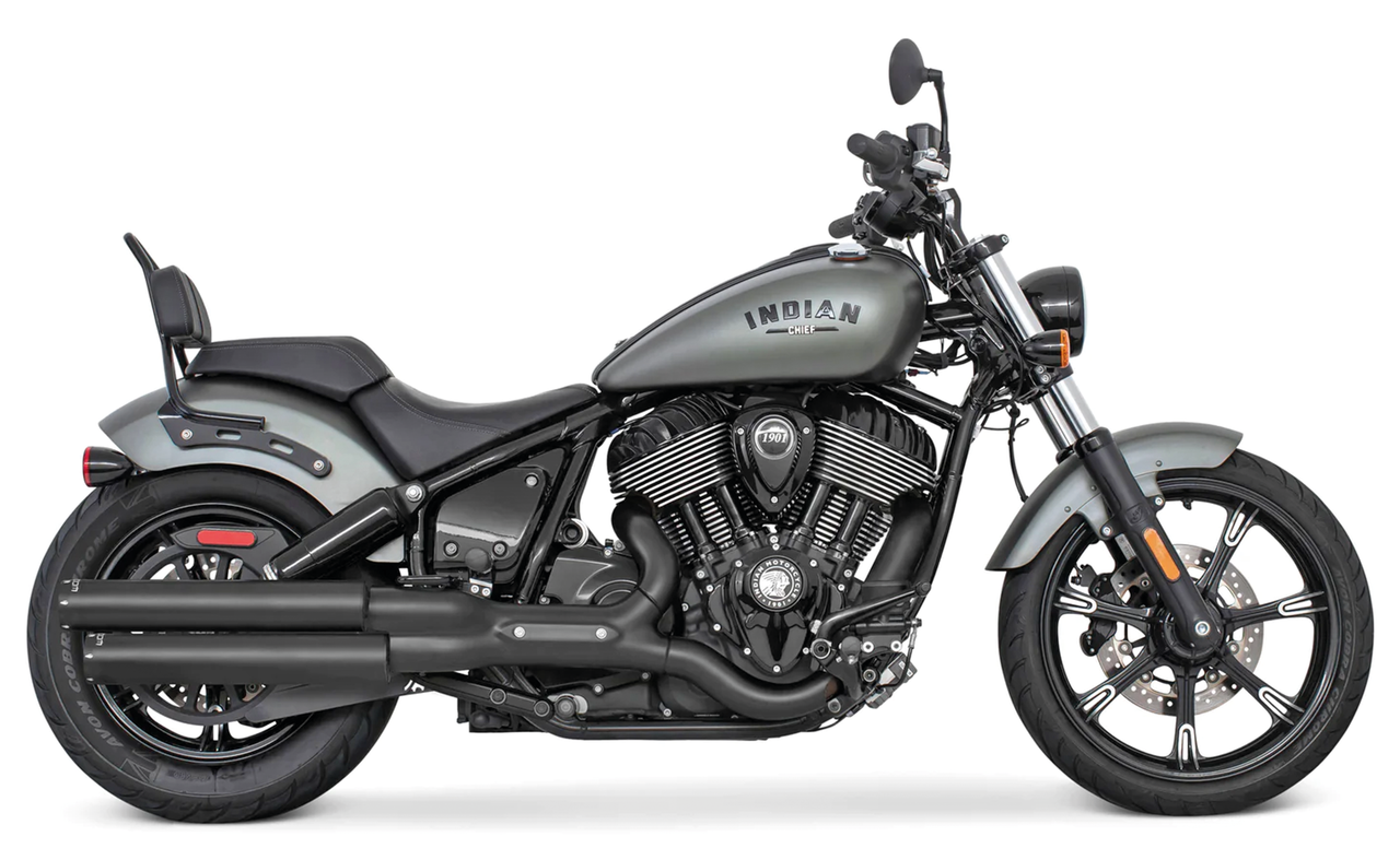 Signature Slip Ons Chief22 Up All Black Slip-On & Muffler Freedom Performance Exhaust Default Title