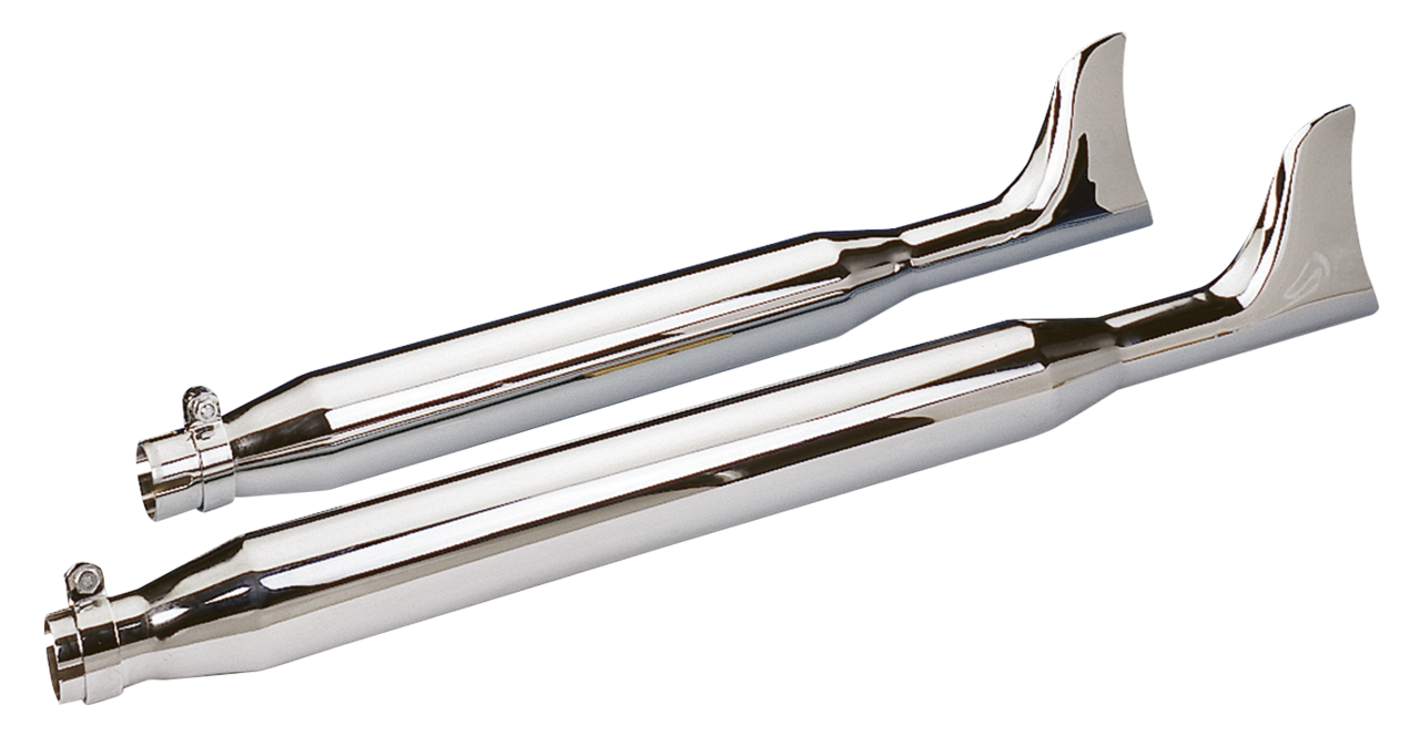 Gzp Tapered Fishtail Muffler With Clamp Universal Muffler Zodiac