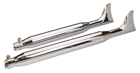Gzp Tapered Fishtail Muffler With Clamp Universal Muffler Zodiac