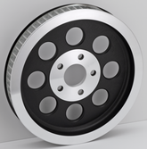 Gzp Rear Pulley Black Bt84 99 65 T 1.5" Sprocket & Pulley Zodiac Default Title