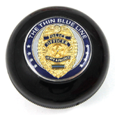 Police Badge Shifter Knob 3/8" Thread Hand Shifter V Twin Mfg Default Title