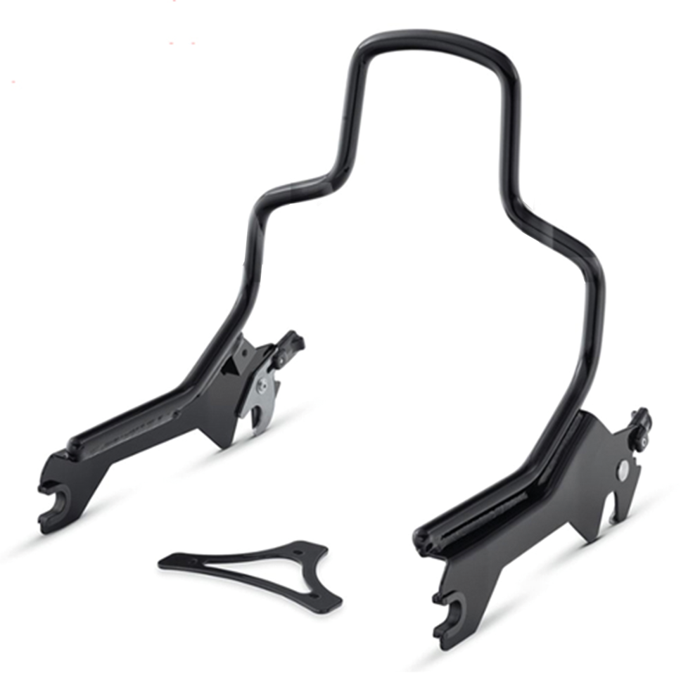 Det. Sissy Bar Shorty Black Flfb18 Up Detachable Sissy Bar V Twin Mfg Default Title