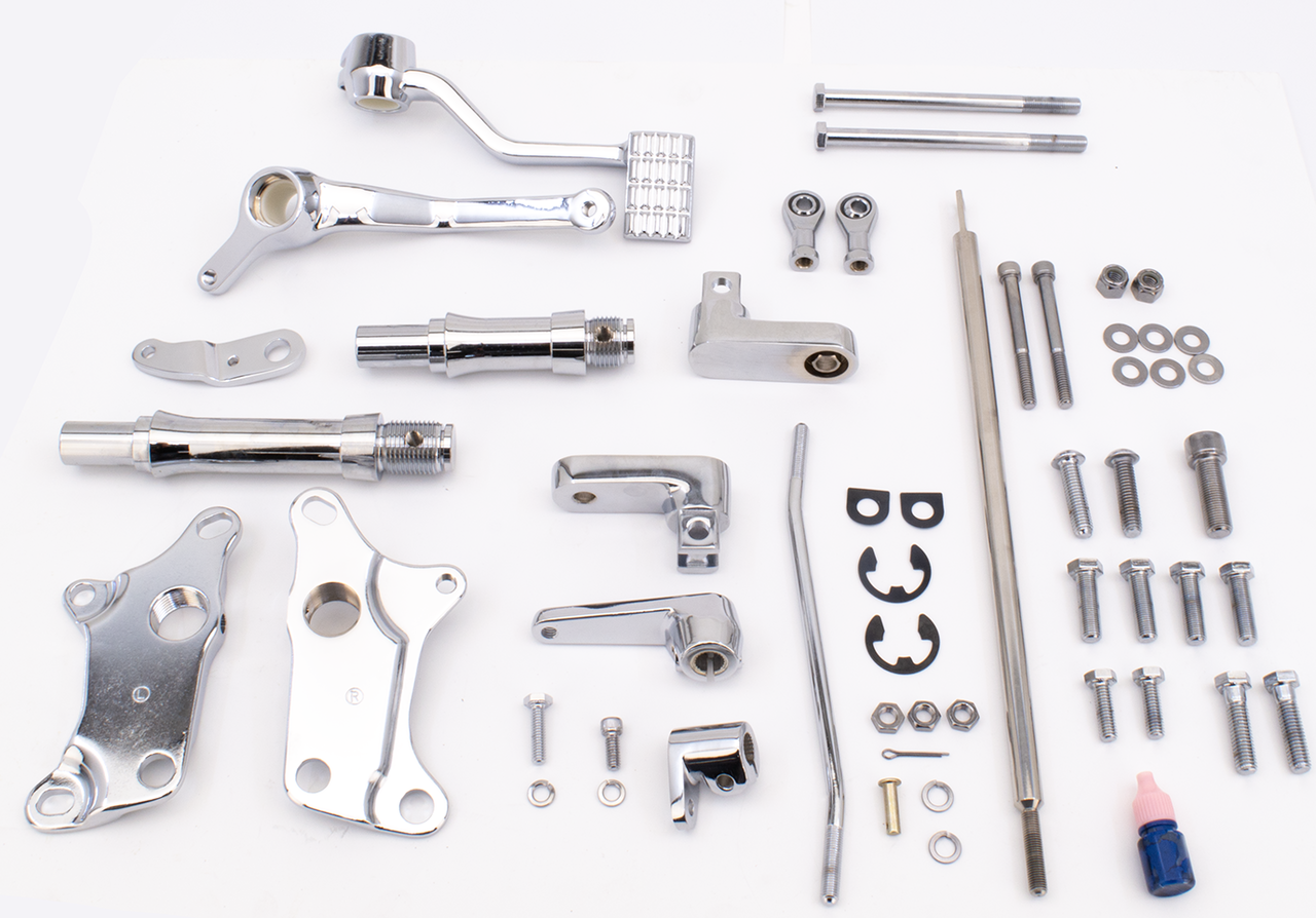 Gzp Chrome Forward Control Kit +2" Xl86 Forward Control Kit Zodiac Default Title