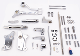 Gzp Chrome Forward Control Kit +2" Xl86 Forward Control Kit Zodiac Default Title