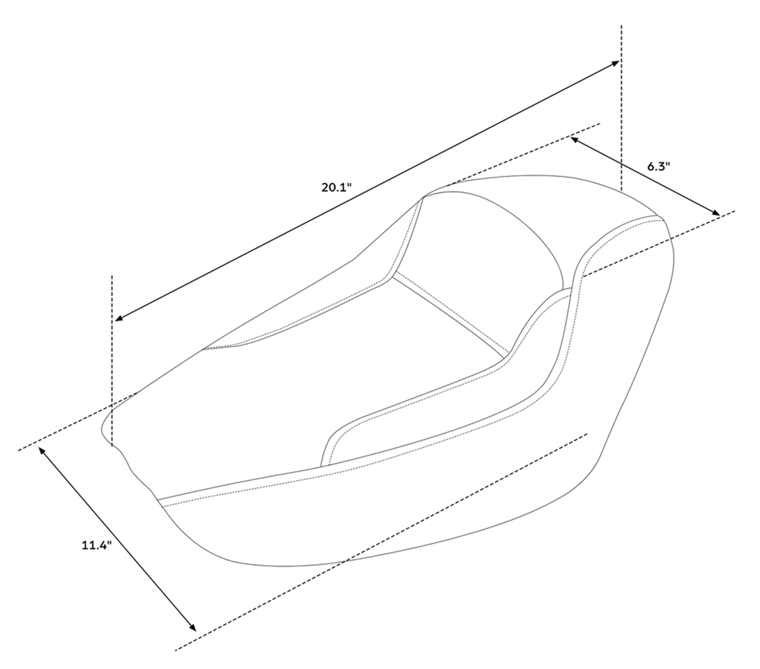 Solo Style 1 Seat Black Xl10 22 Solo Seat C.C. Rider