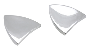 Chrome Mirror Block Off Plates Flt96 13 Windshield Trim V Twin Mfg Default Title