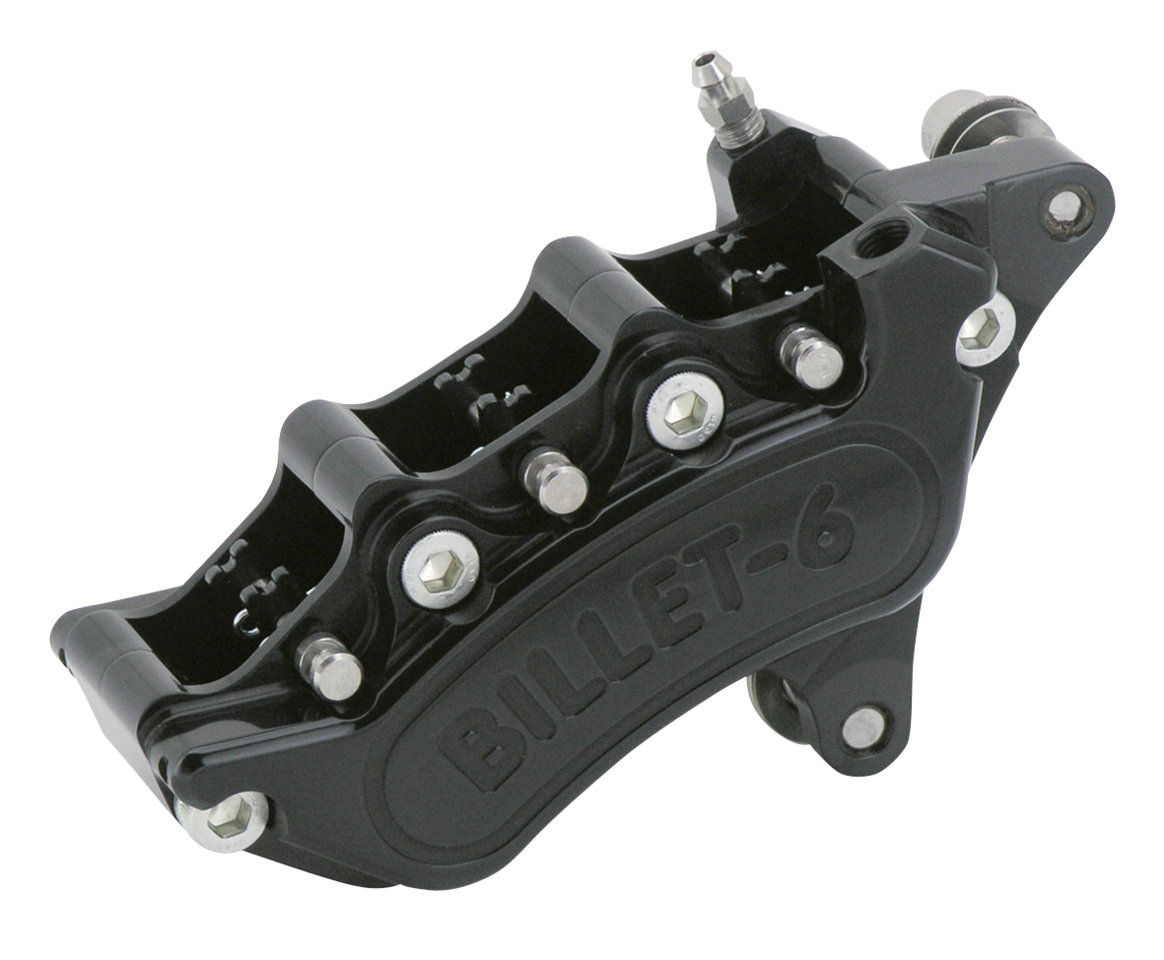 Billet 6 Caliper 11.5" Flsts Fr Blk Brake Caliper Harrison Billet Default Title