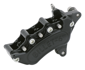 Billet 6 Caliper 11.5" Flsts Fr Blk Brake Caliper Harrison Billet Default Title
