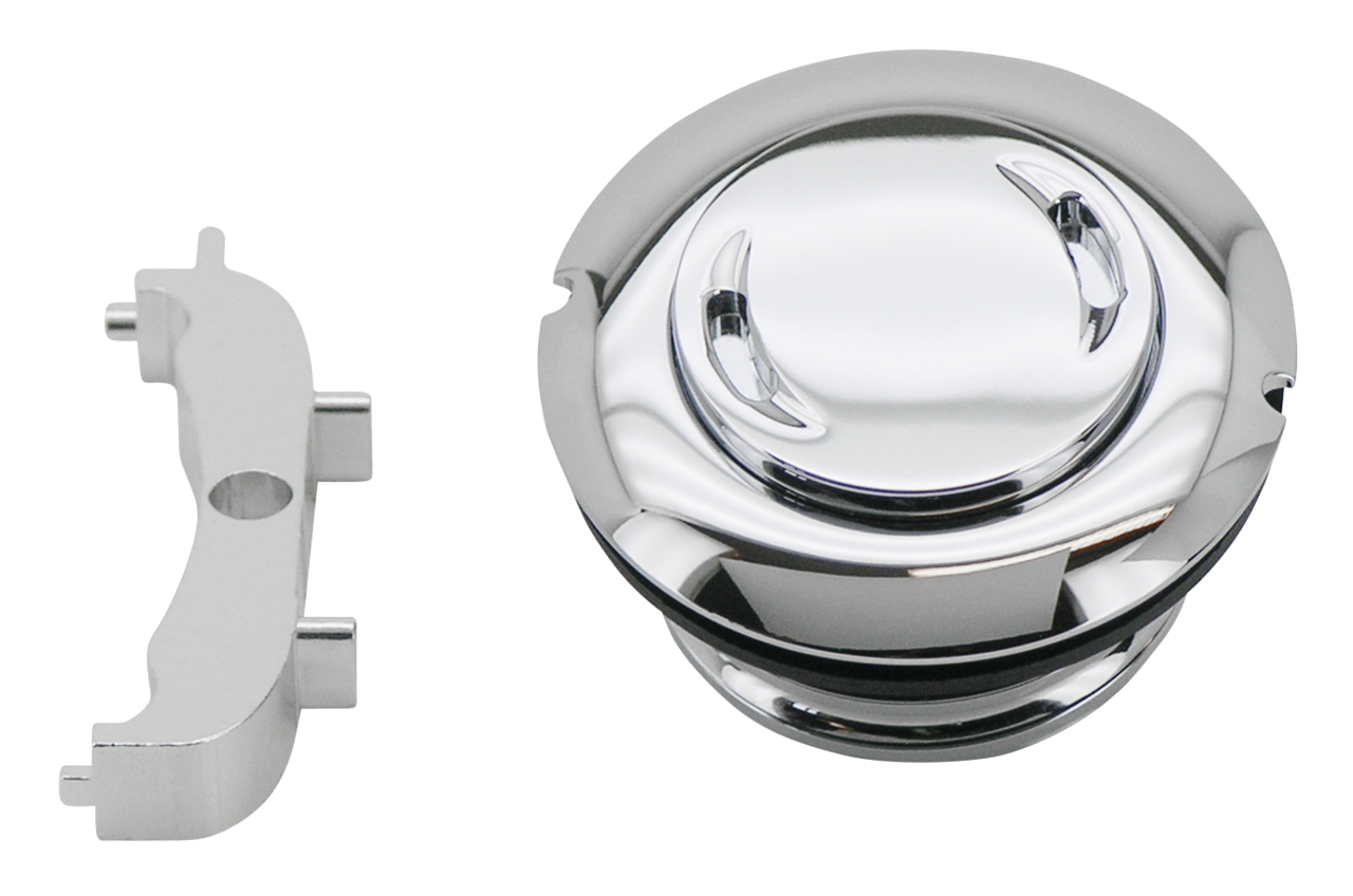 Gzp Chr Flushmount 1.5" Gascap W/Paintsv Gas Cap Zodiac