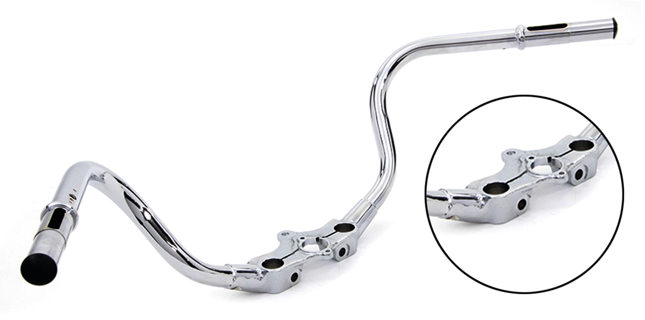 Speedster Offset Handlebar Chrome 46 48 Handlebar V Twin Mfg Default Title