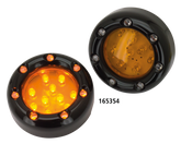 Gzp Blk Duo Led Amber Lens Deuce Light Turn Signal Zodiac Default Title