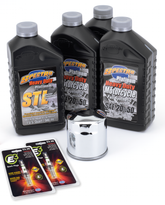 Evo Xl Platinum Total Service Kit Chrome Oil Change and Service Kit Spectro Oils Of America Default Title