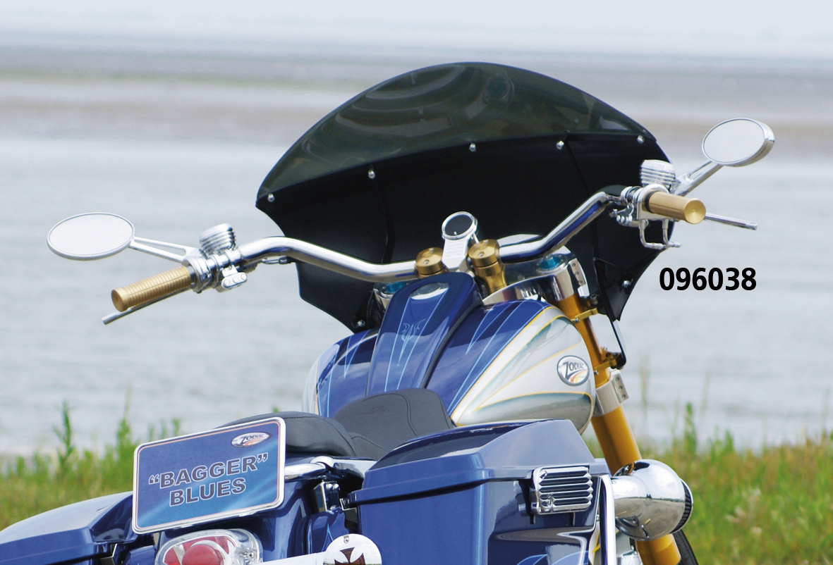 Gzp Fat Bubba 1.25" Knuckle Style Handle Fat Handlebars for one inch handlebar clamps Zodiac