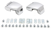 Tour Pak De Luxe Chrome Hinge Kit Fl87 13 Hard Luggage V Twin Mfg Default Title